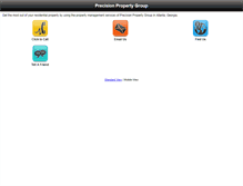 Tablet Screenshot of precisionpropertygrp.com